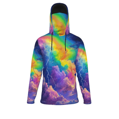 Men's Pullover Hoodie With Mask - view 1