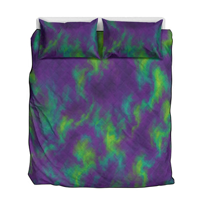 Unisex Quilt & Pillow Cases With Edge-wrapping Strips