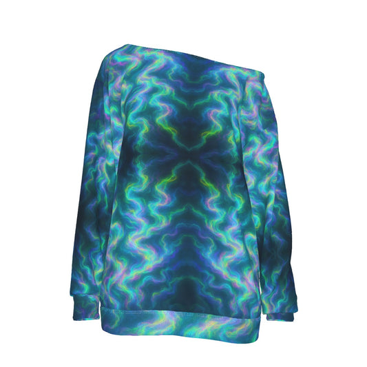 Women's Off-Shoulder Sweatshirt