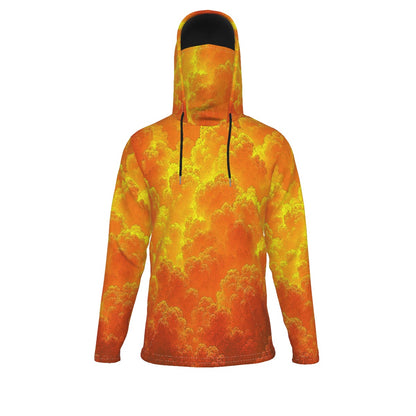 Men's Pullover Hoodie With Mask - view 1