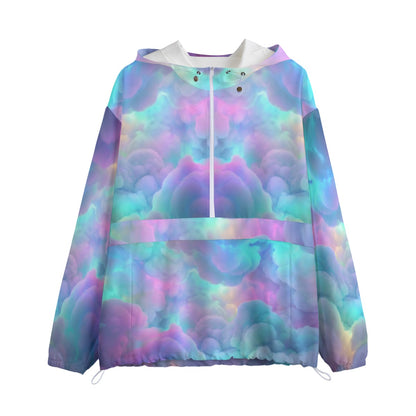 Unisex Pullover Jacket With Zipper Closure