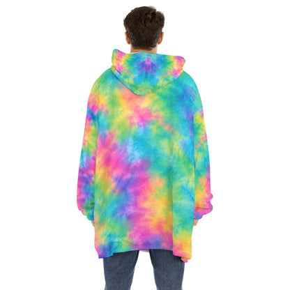 Unisex Sherpa-Fleece Hoodie Blanket - view 4