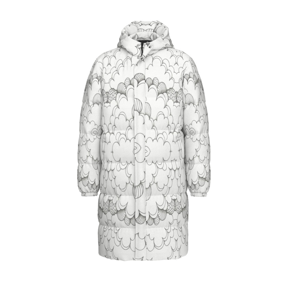 Unisex Long Down Jacket