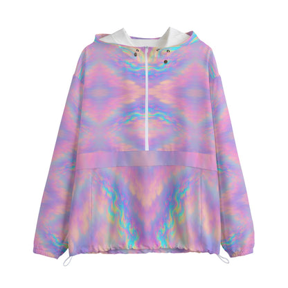 Unisex Pullover Jacket With Zipper Closure