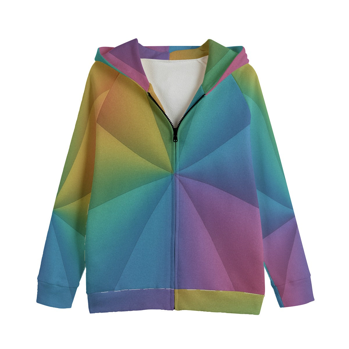 Unisex Kid's Zip Up Raglan Sleeve Hoodie | 310GSM Cotton