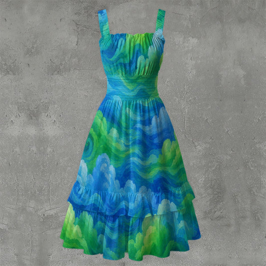 Women‘s Ruffle Hem Dress