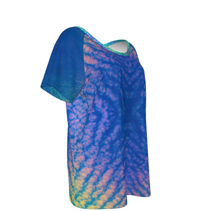 Women's Round Neck T-shirt With Raglan Sleeve