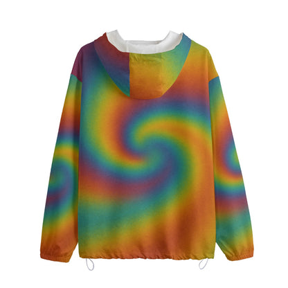 Unisex Pullover Jacket With Zipper Closure