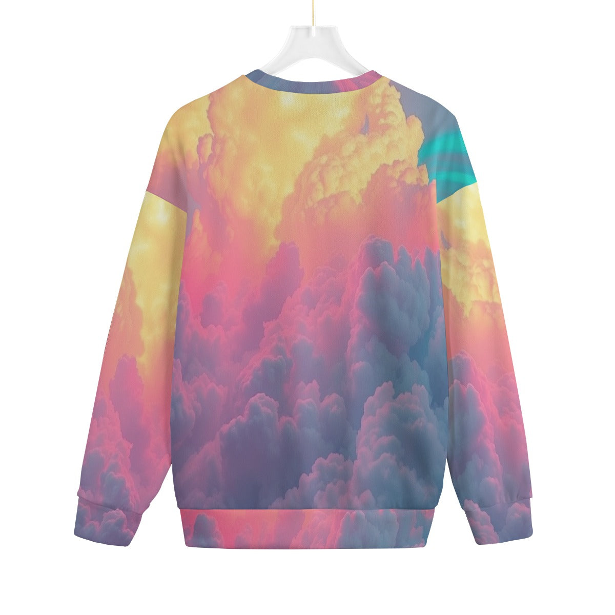 Unisex Drop-shoulder Knitted Fleece Sweater - view 2