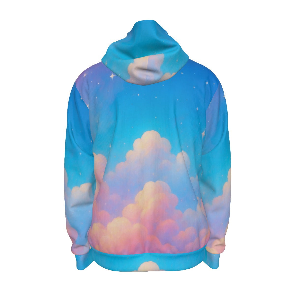 Unisex Zipper Hoodie With Black Lining