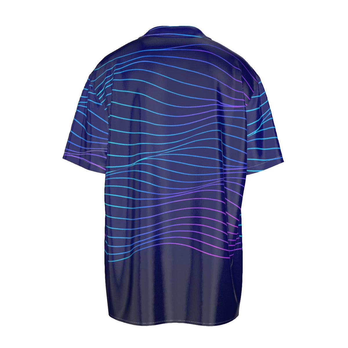 Men's Imitation Silk Short-Sleeved Shirt