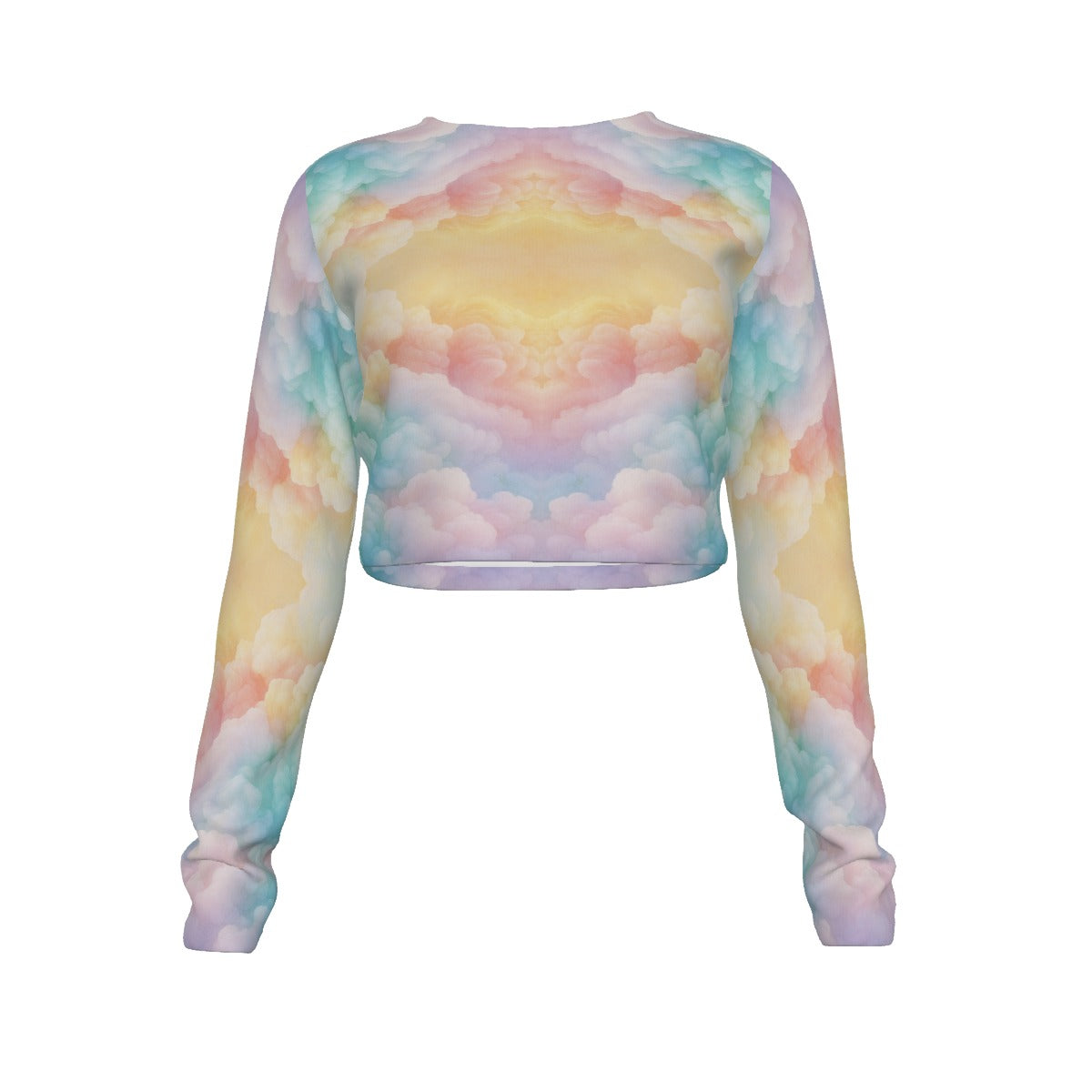 Women's Round Neck Crop Top T-Shirt