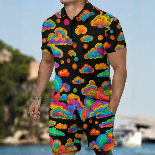 Men's Summer Shirt Set