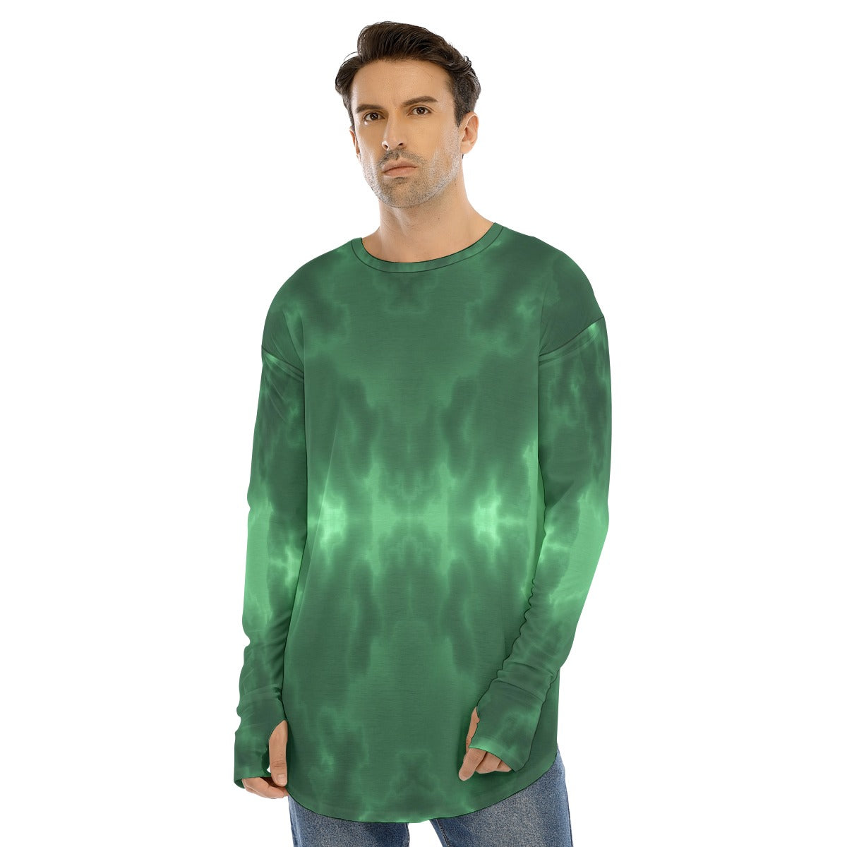 Men's Fingerless Long Sleeve T-shirt