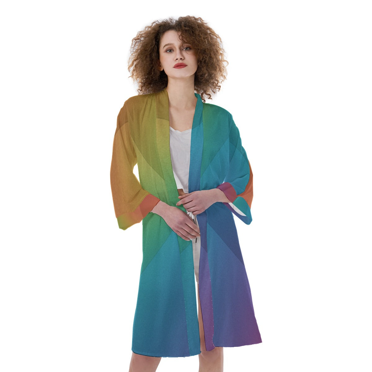 Women's Satin Kimono Robe
