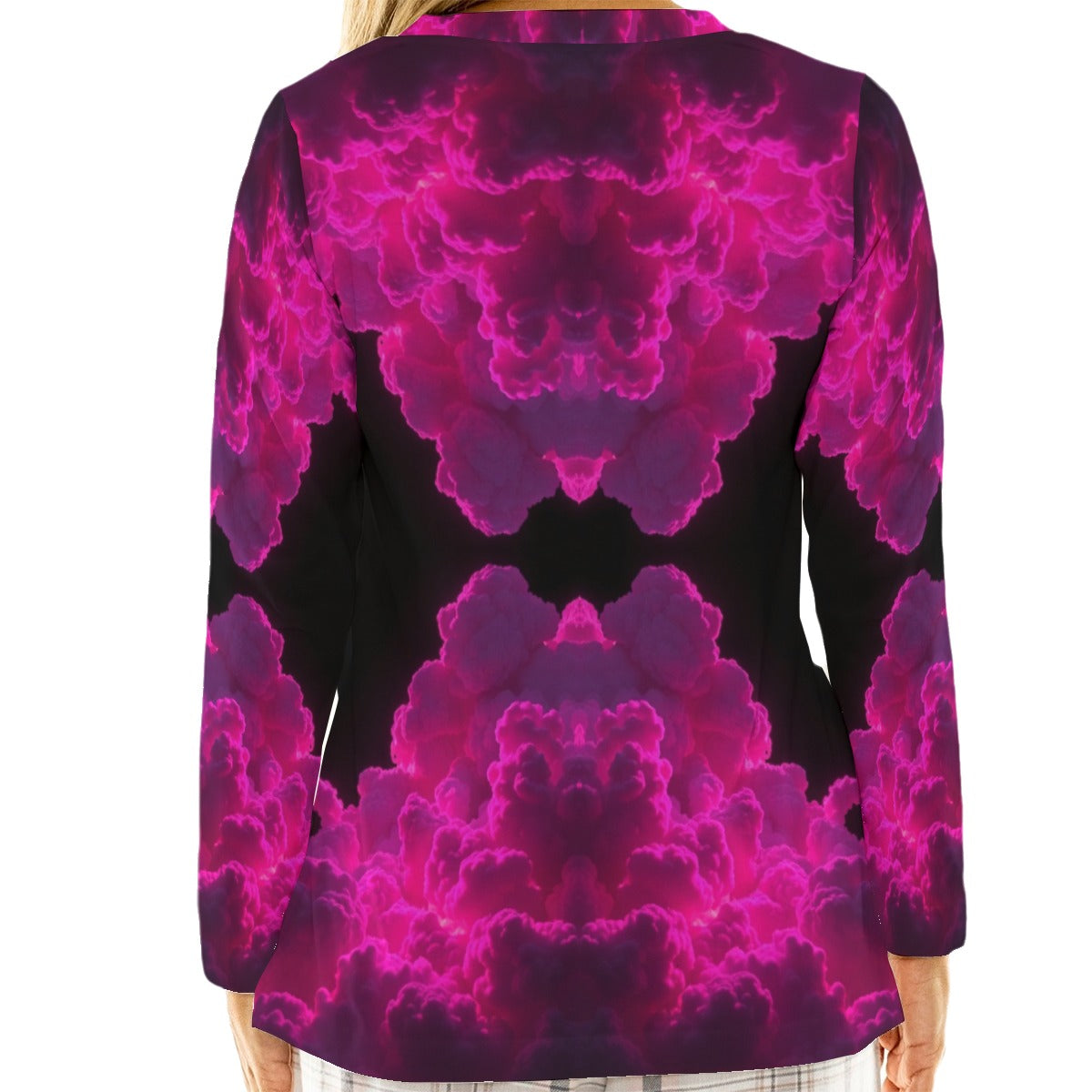 Women's Loose V-Neck T-Shirt With Long Sleeve