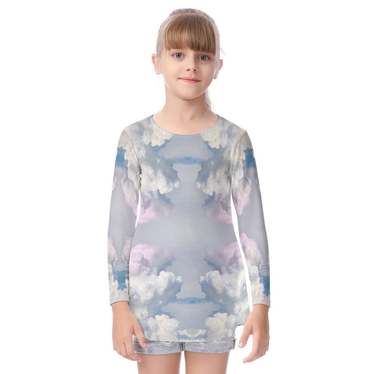 Unisex Kid's Long Sleeve O-neck T-shirt
