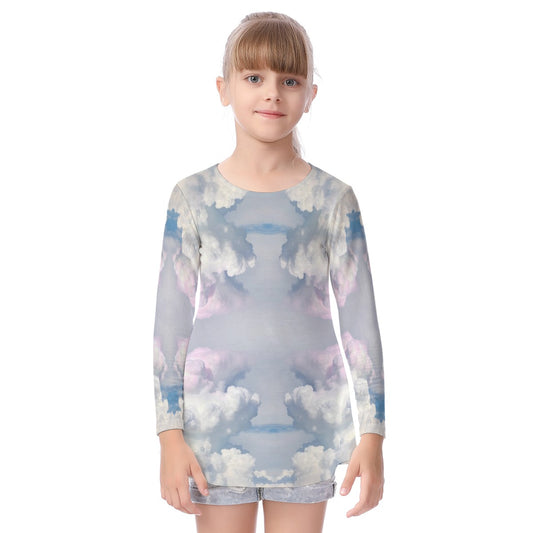 Unisex Kid's Long Sleeve O-neck T-shirt