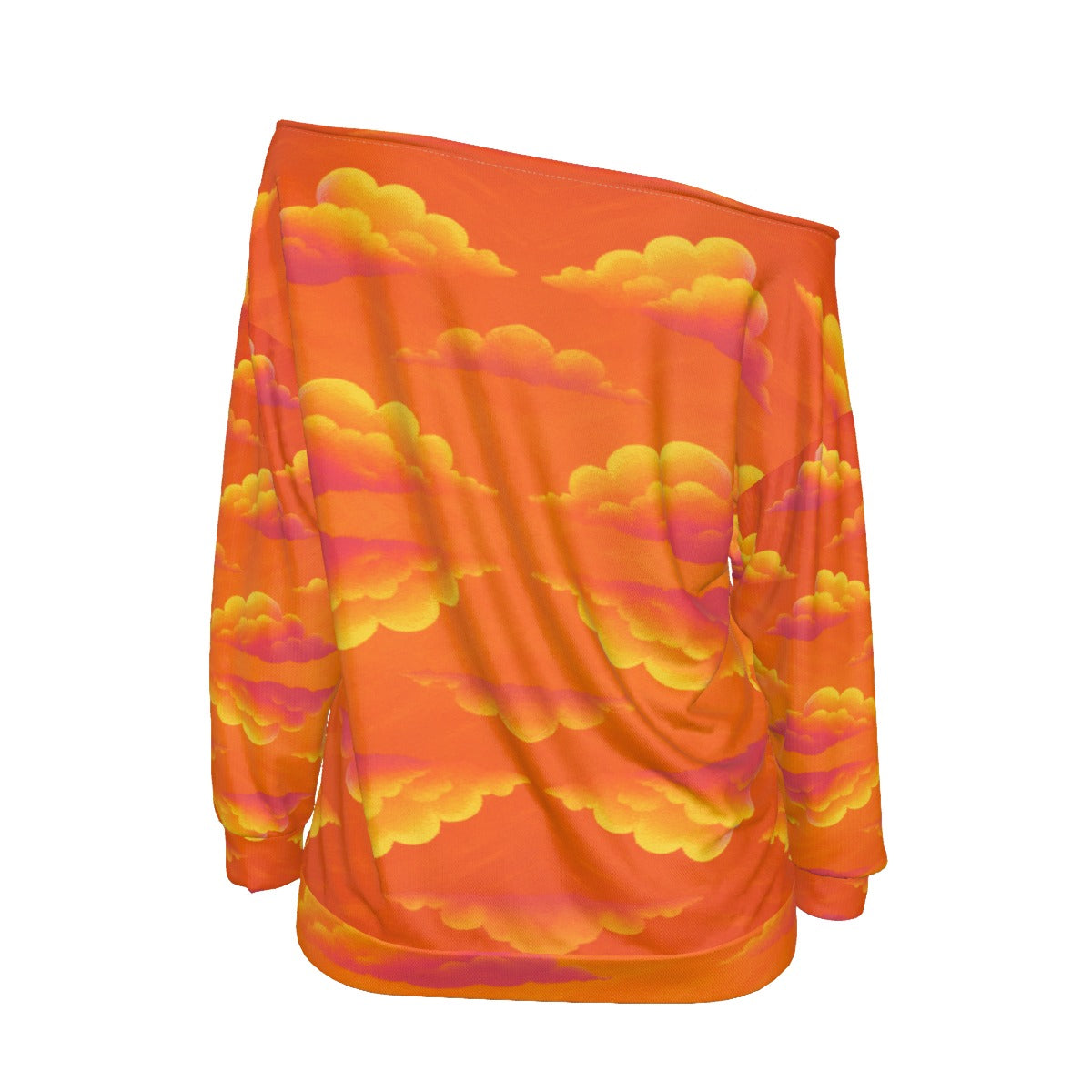 Women's Off-Shoulder Sweatshirt