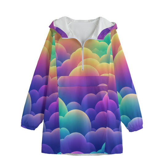 Unisex Windbreaker Long Jacket