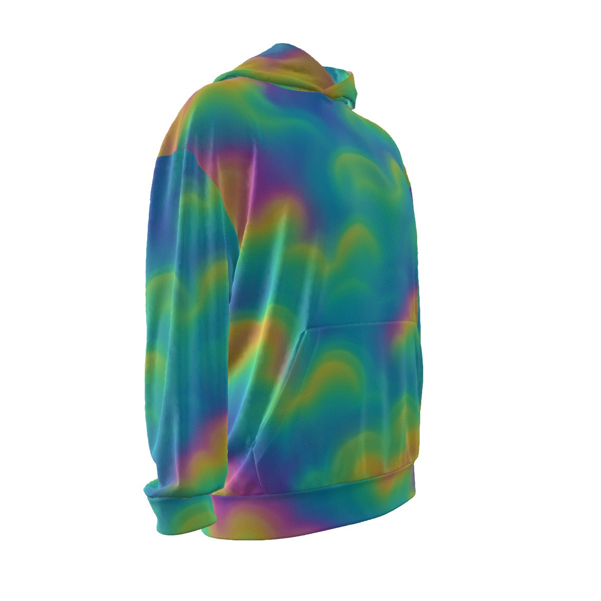 Men's Drop Shoulder Patch Pocket Hoodie