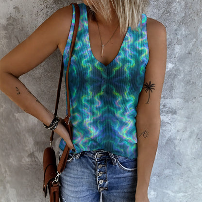Women's Button Vest