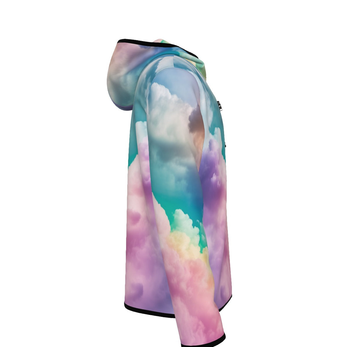 Men's Stylish Hoodie with Thumb Hole Design - view 3