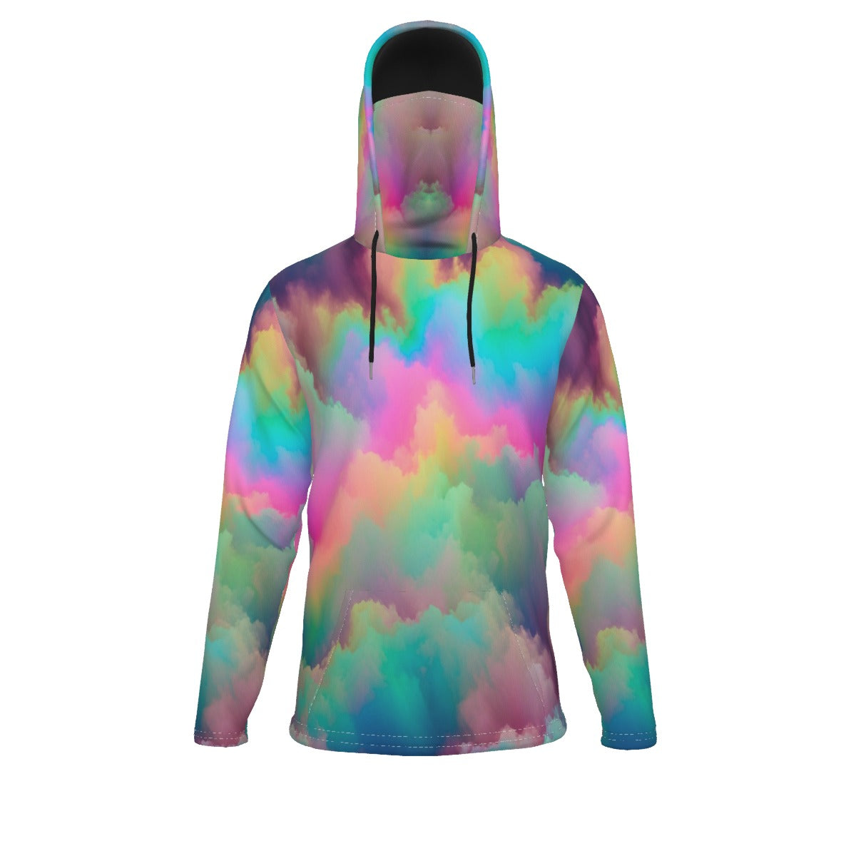 Men's Pullover Hoodie With Mask - view 1