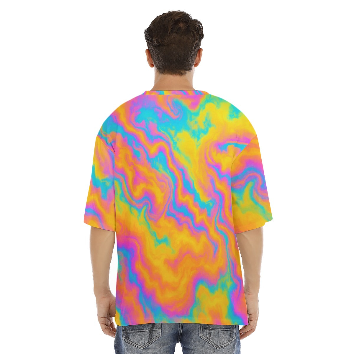 Men's Drop Shoulder T-shirt With Short Sleeve