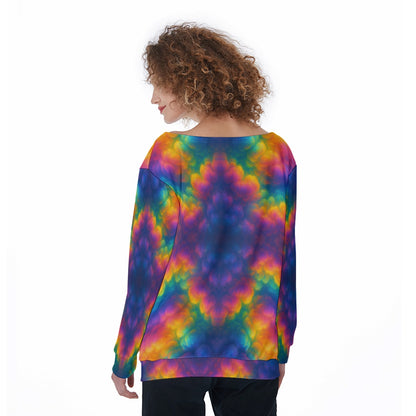 Women's Off-Shoulder Sweatshirt