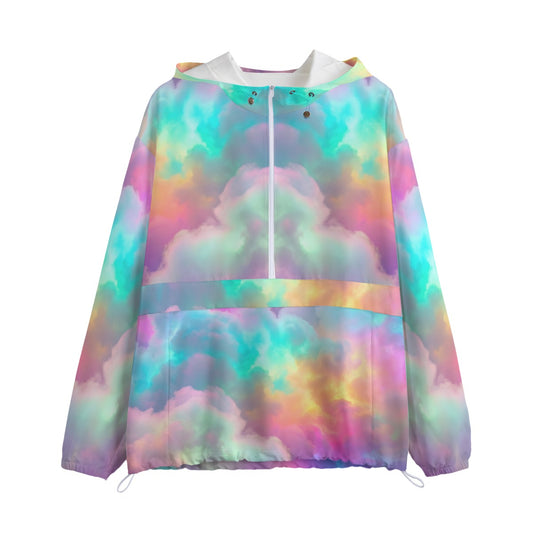 Unisex Pullover Jacket With Zipper Closure