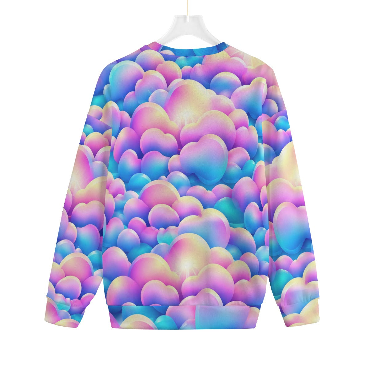 Unisex Drop-shoulder Knitted Fleece Sweater - view 2