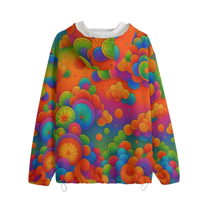 Unisex Pullover Jacket With Zipper Closure