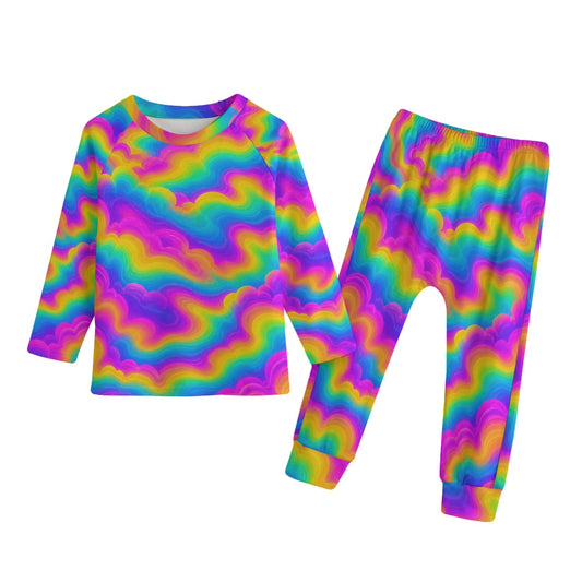 Kid's Knitted Fleece Set