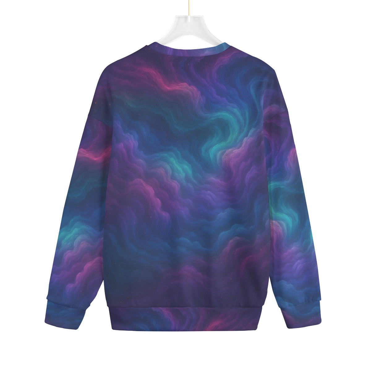 Unisex Drop-shoulder Knitted Fleece Sweater - view 2