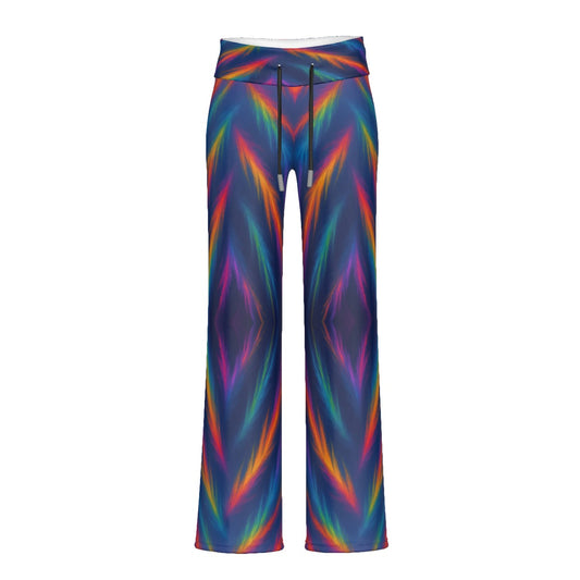 Women's High-waisted Straight-leg Trousers