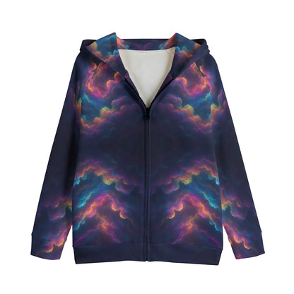 Unisex Kid's Zip Up Raglan Sleeve Hoodie | 310GSM Cotton