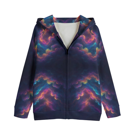 Unisex Kid's Zip Up Raglan Sleeve Hoodie | 310GSM Cotton