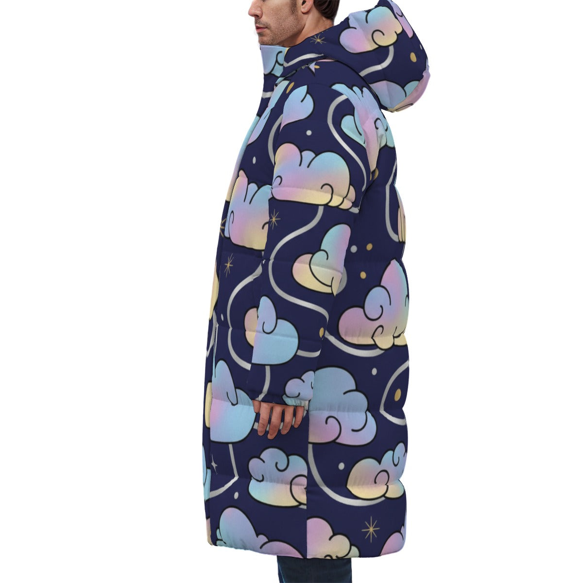 Unisex Long Down Jacket