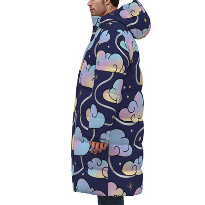 Unisex Long Down Jacket