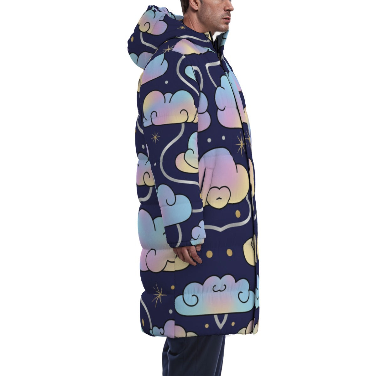 Unisex Long Down Jacket