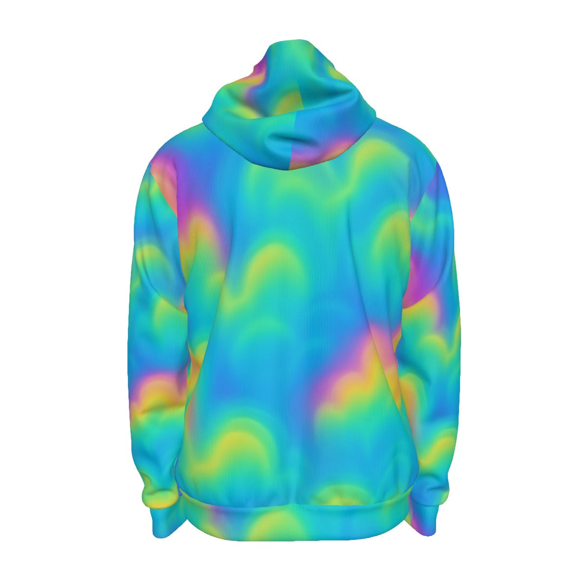 Unisex Zipper Hoodie With Black Lining