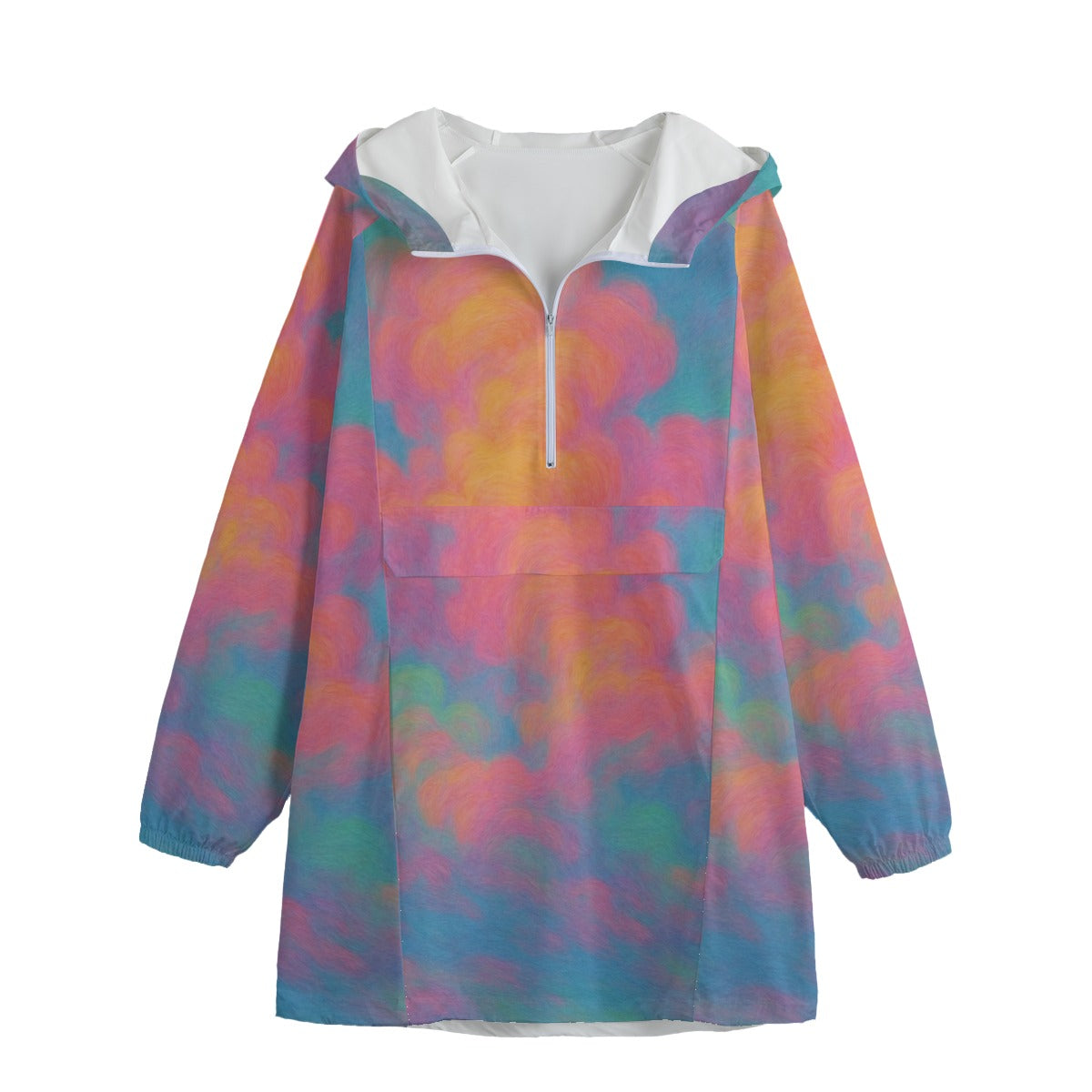 Unisex Windbreaker Long Jacket