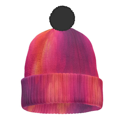 Unisex Knitted Hat With Pom-Pom