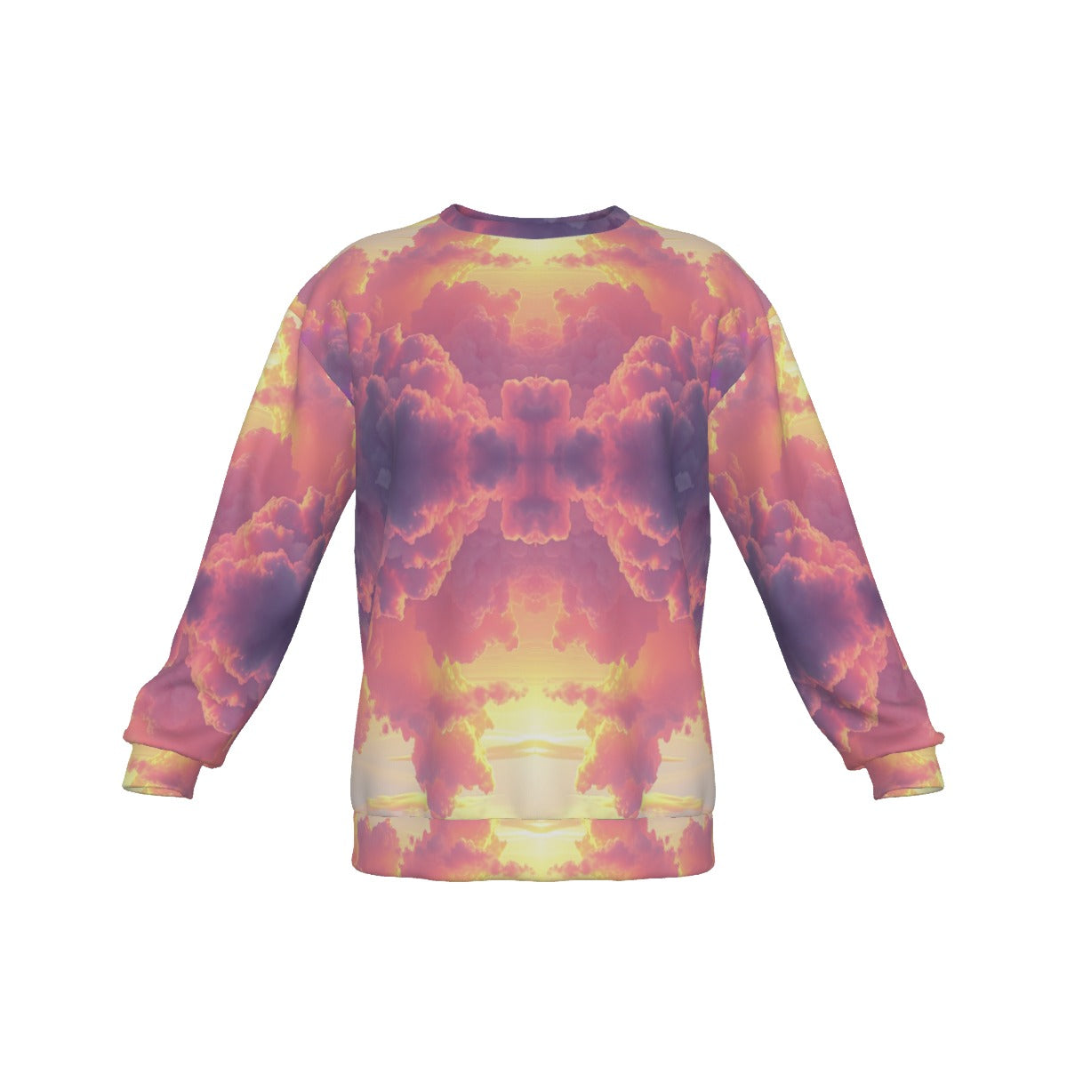 Men's Drop Shoulder Round Neck Long-Sleeved Sweatshirt