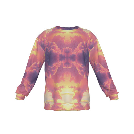 Men's Drop Shoulder Round Neck Long-Sleeved Sweatshirt