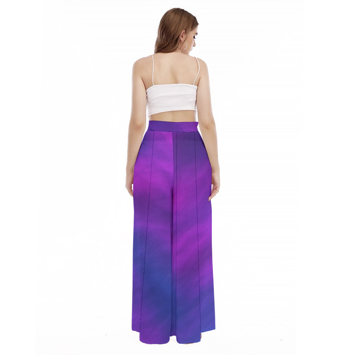 Women's High Waist Wide Leg Trousers