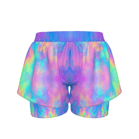 Unisex Sports Lined Shorts