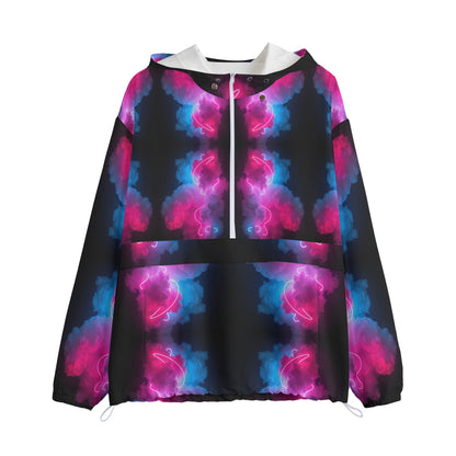 Unisex Pullover Jacket With Zipper Closure