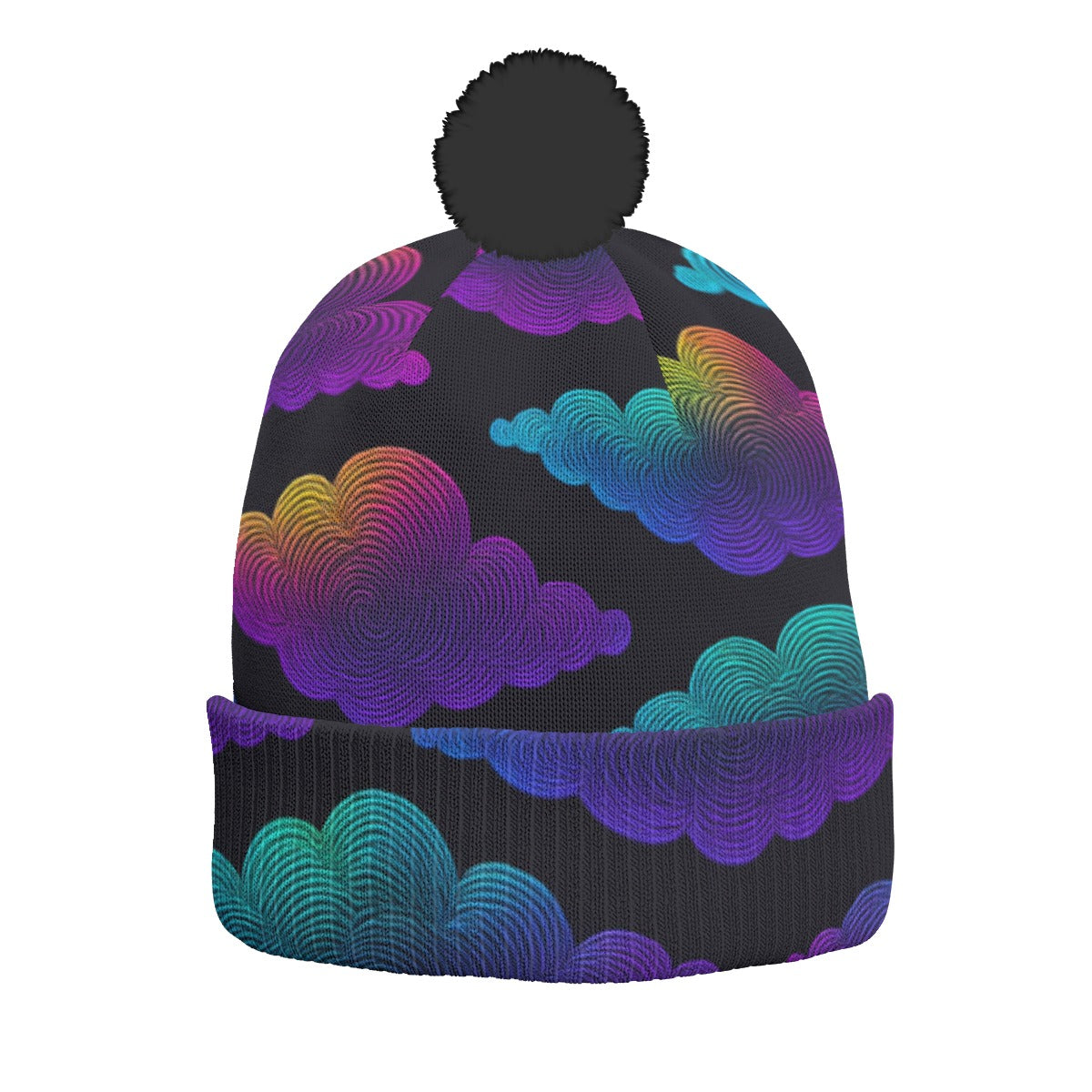 Unisex Knitted Hat With Pom-Pom